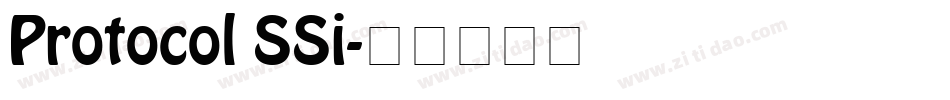 Protocol SSi字体转换